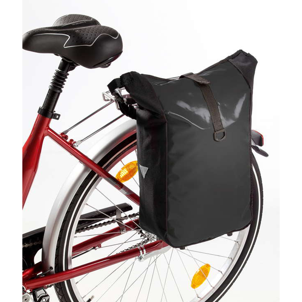 TOP VELO Tarpaulin Fahrradtasche - schwarz