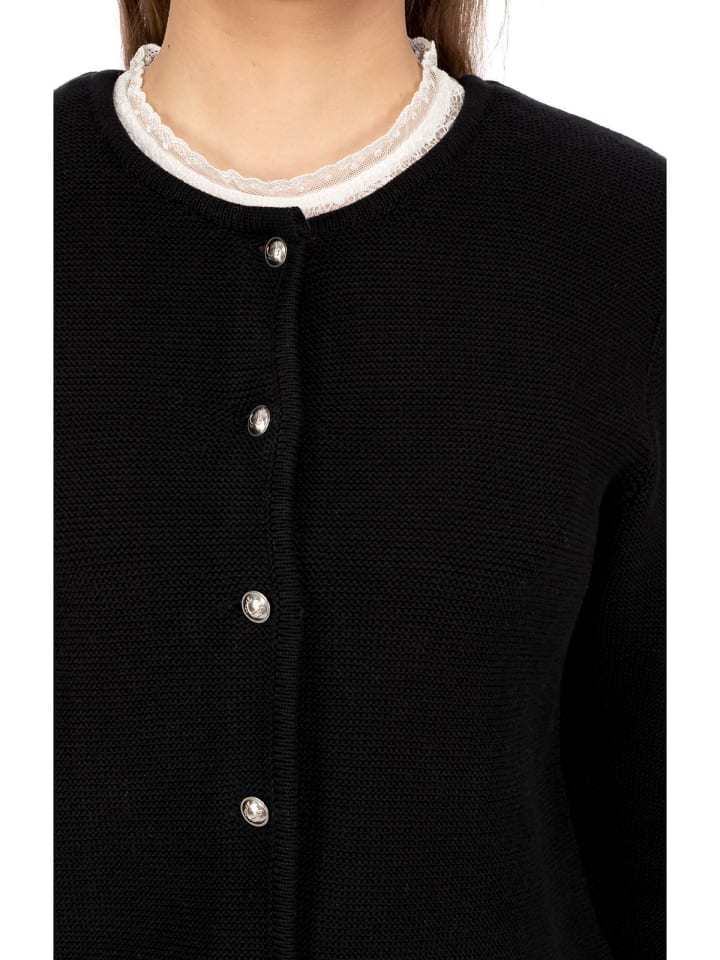 AlpSpur Strickjacke LINA in schwarz günstig kaufen