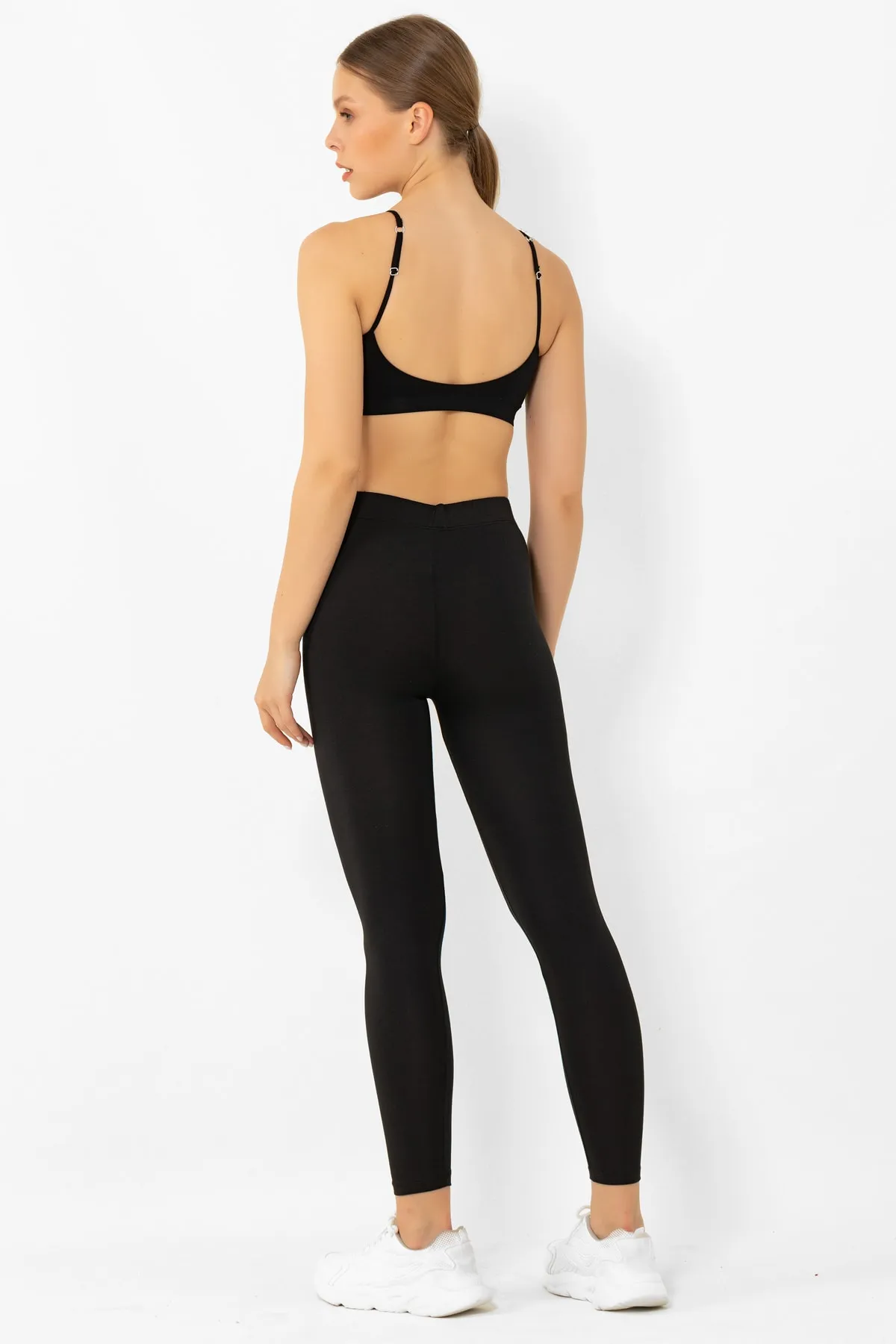Miorre  Leggings - Schwarz - Mittlerer Bund