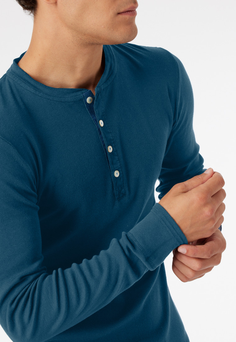 Shirt langarm jeansblau - Revival Karl-Heinz