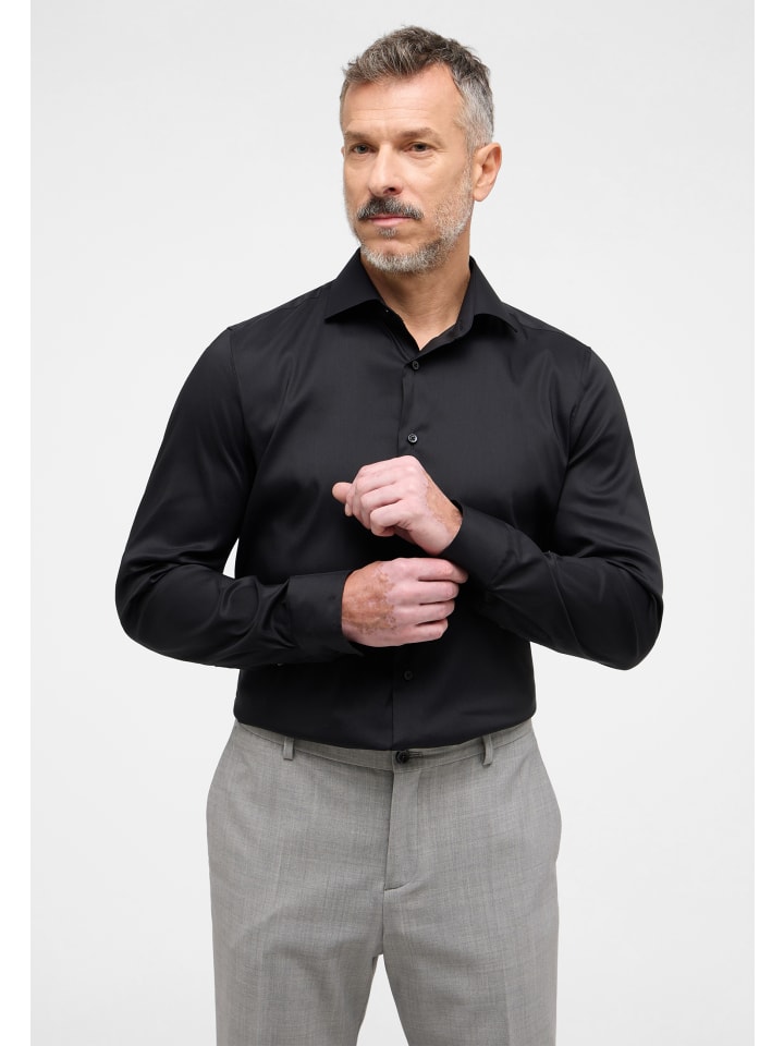 Eterna Hemd SLIM FIT in schwarz günstig kaufen