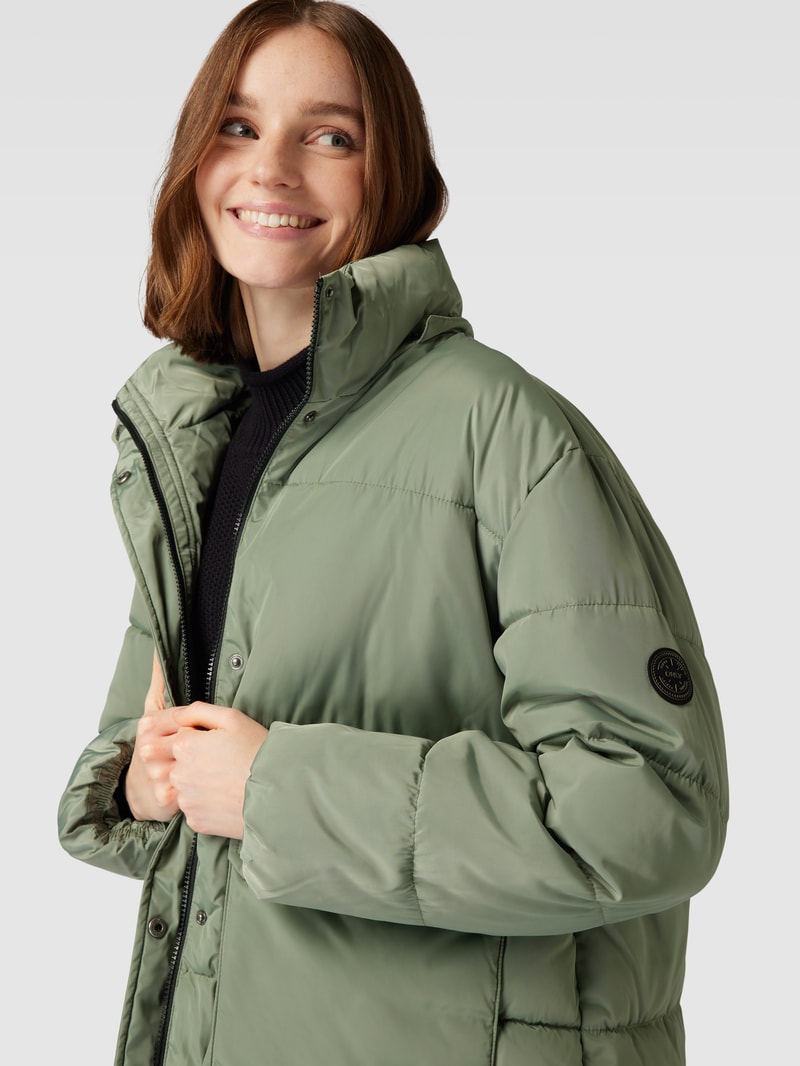 Steppjacke mit Pattentaschen Modell 'NORA' in mint