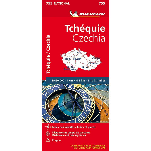 Michelin Tschechische Republik - Straßenkarte