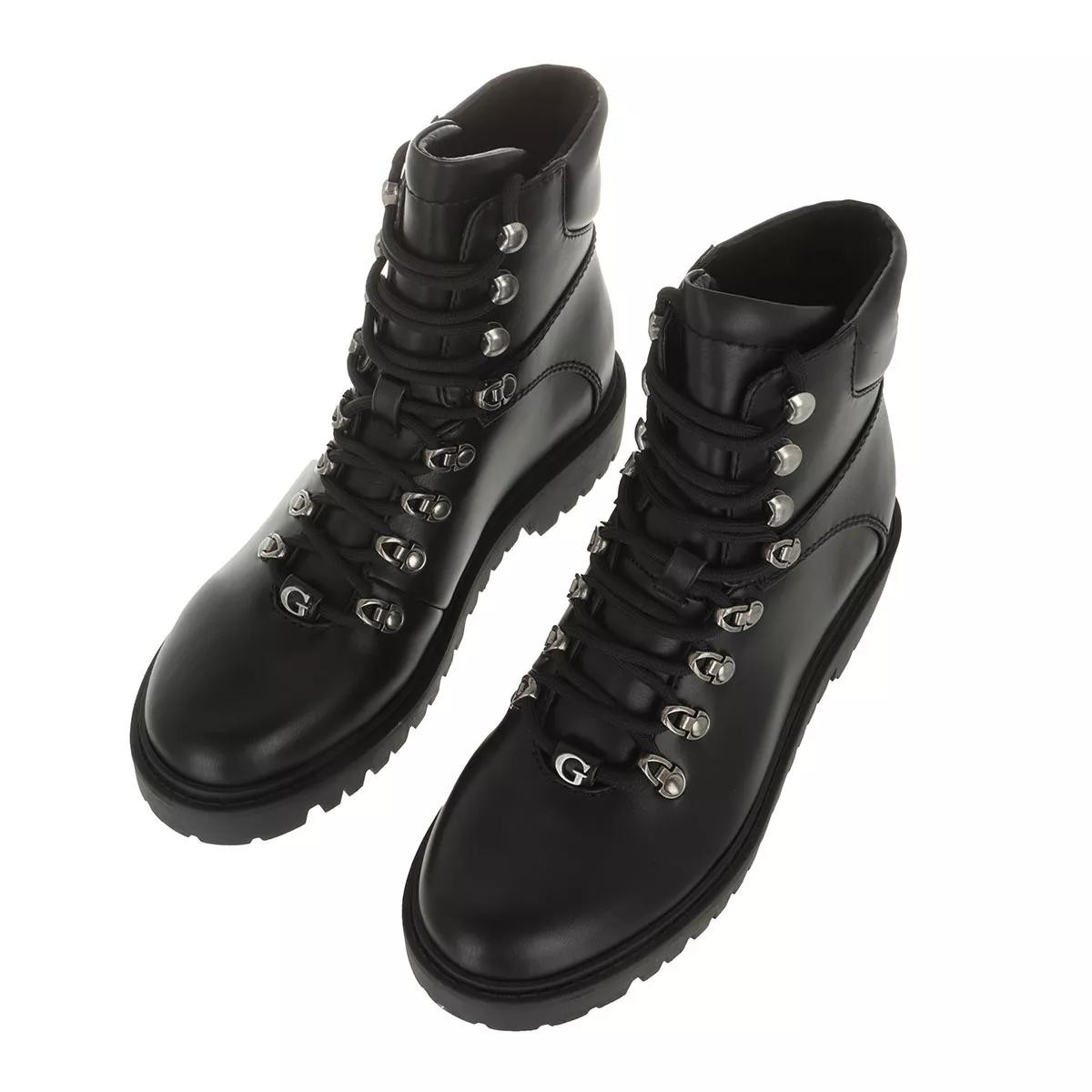 GUESS Stiefeletten schwarz Schnürstiefel