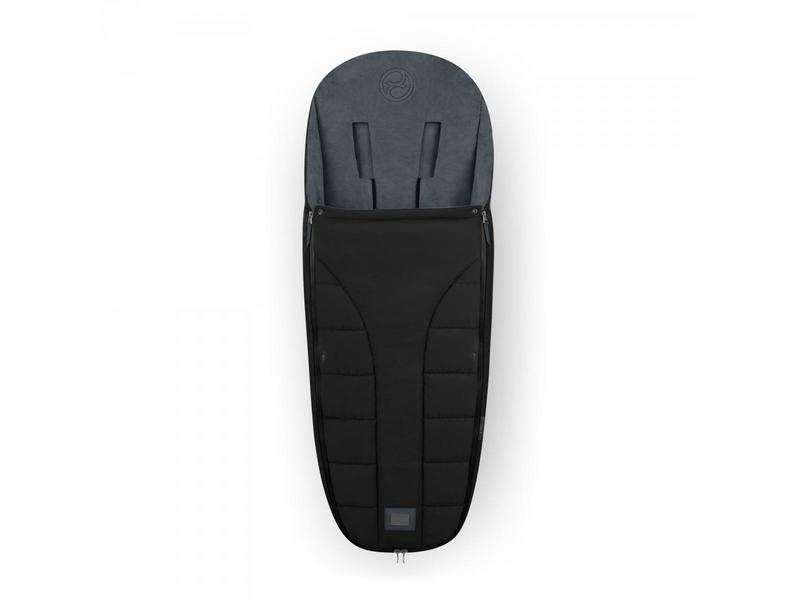 Chancelière hiver premium pour poussettes Mios et Priam Deep Noir