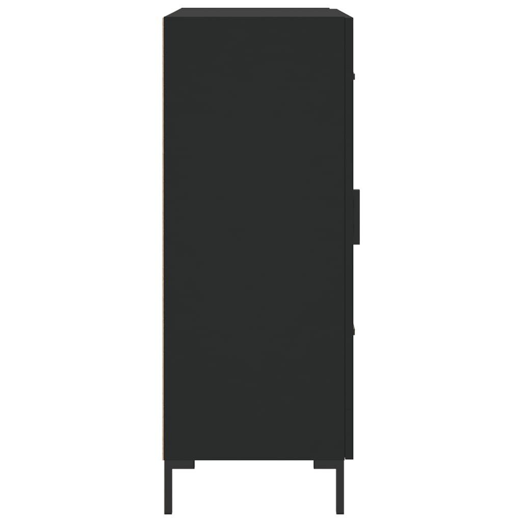 vidaXL Sideboard Sideboard Schwarz 69,5x34x90 cm Holzwerkstoff (1 St)