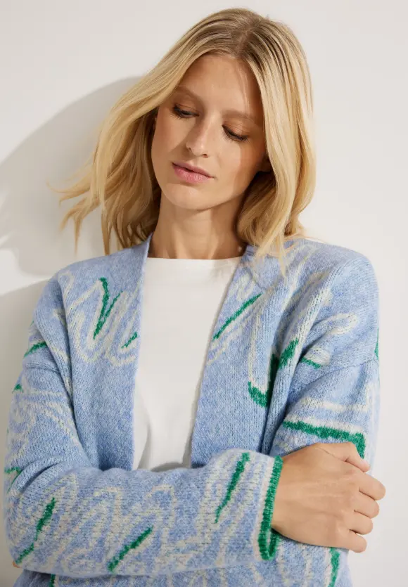 CECIL Offener Cardigan mit Wording