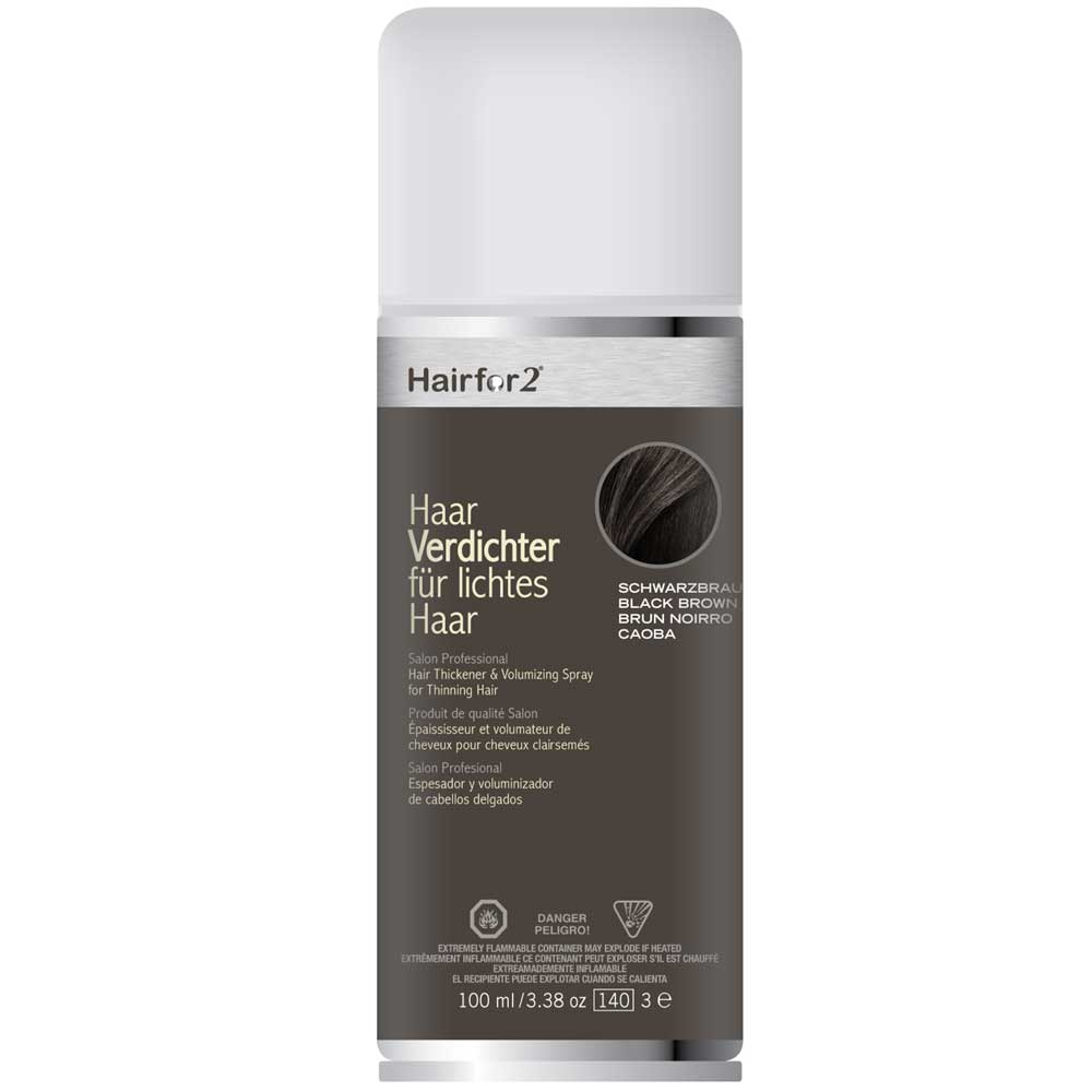 Hairfor2 Haarauffüller Schwarzbraun 100 ml