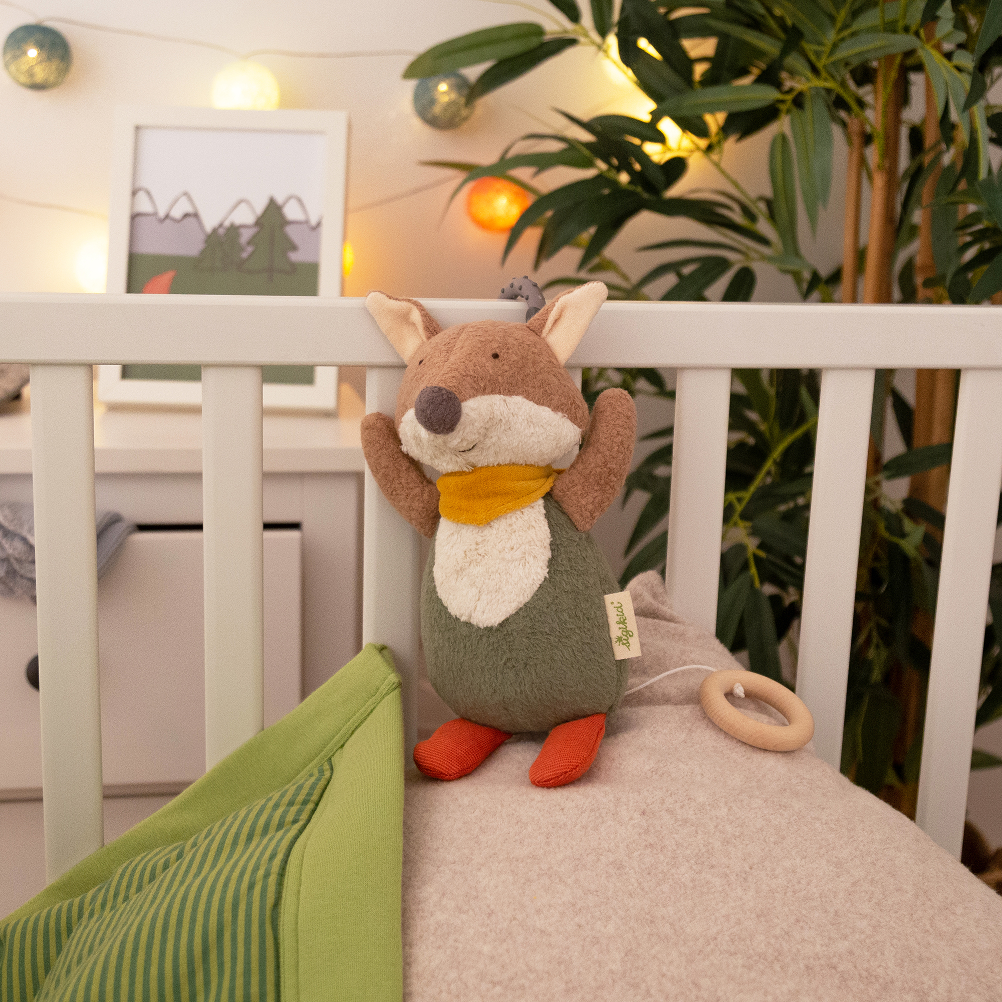 Baby Spieluhr Fuchs, Green Bio Kollektion