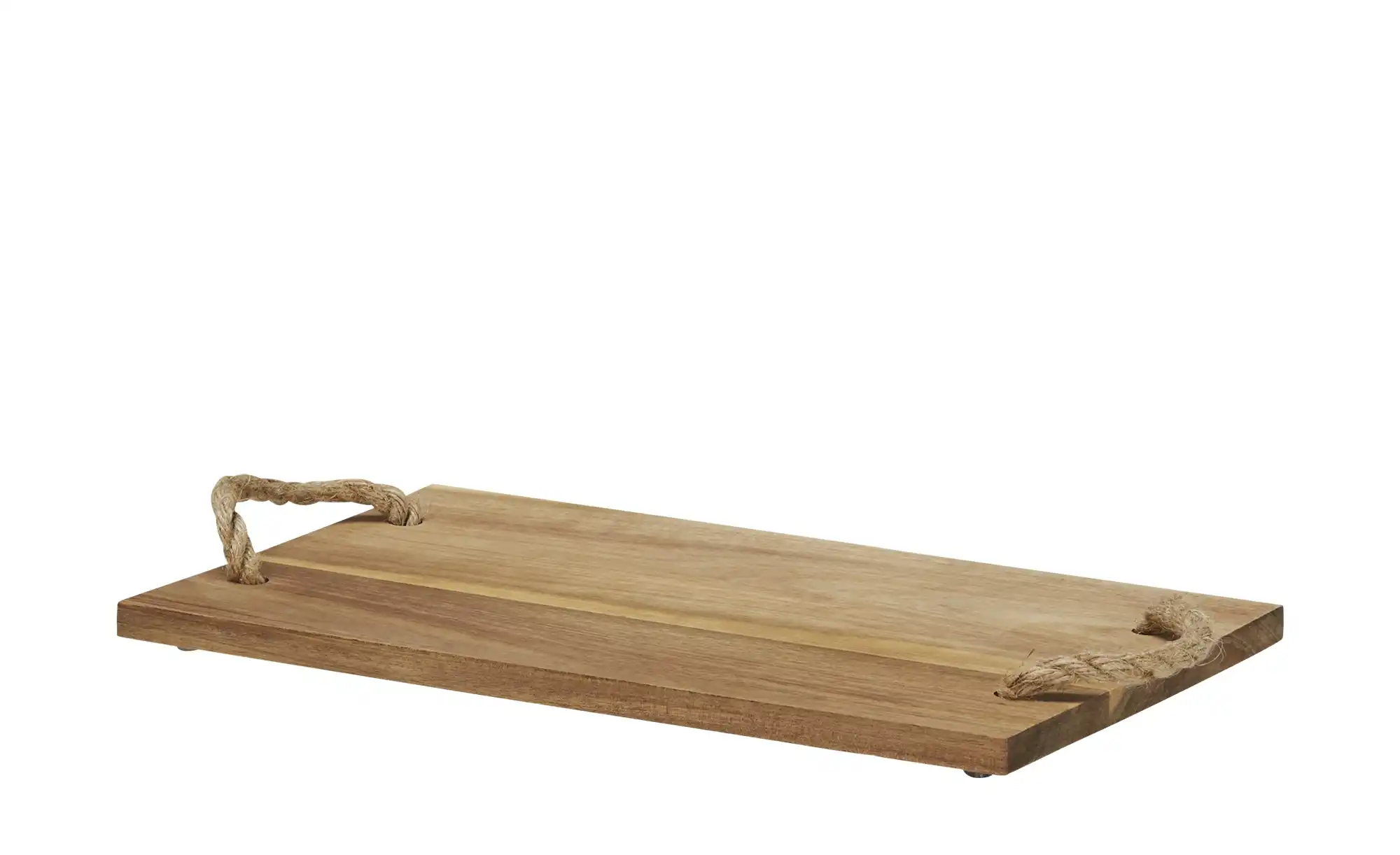 KHG Tablett eckig mit Seilgriffen