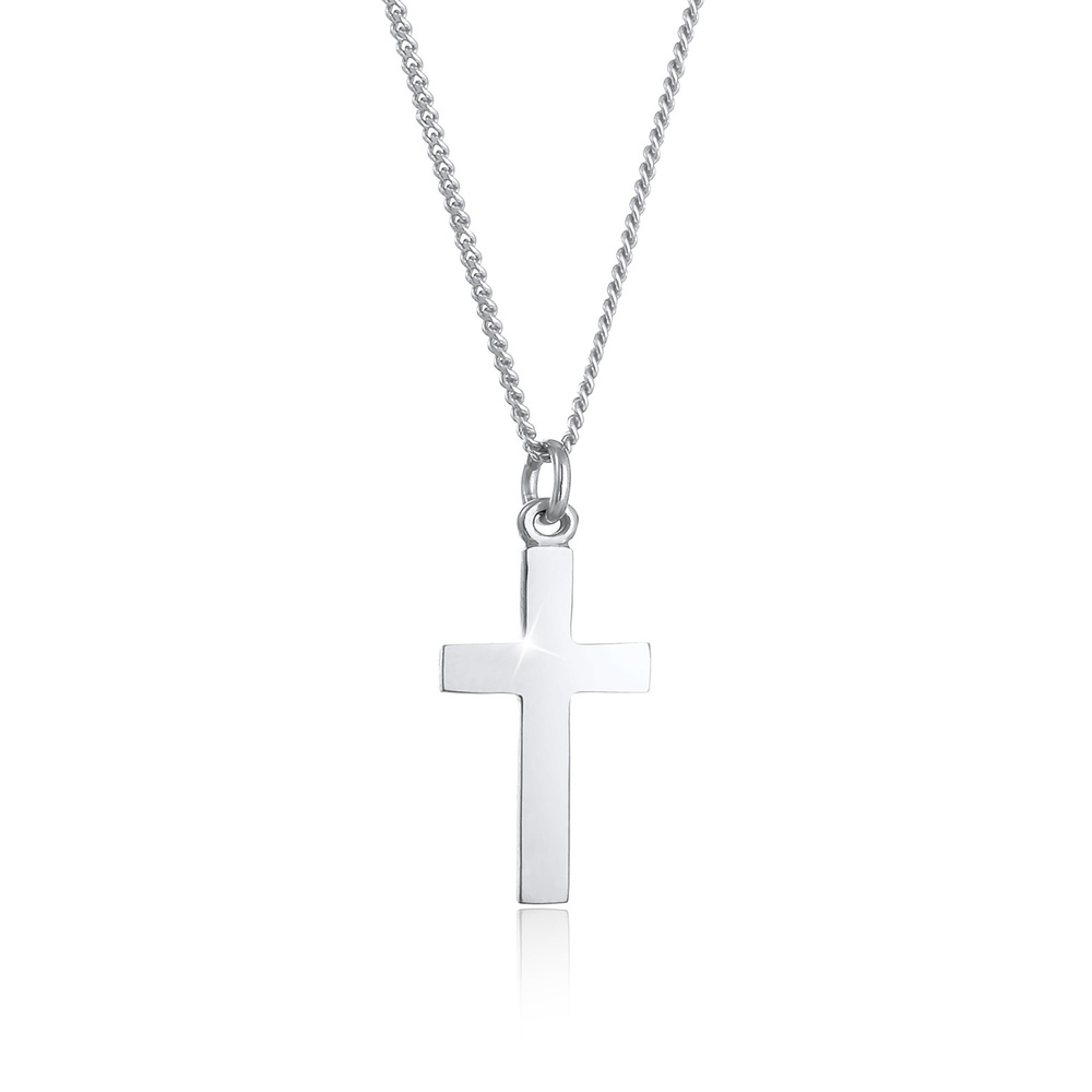 Elli Elli Collier Croix Pendentif Réligion Symbol Communion Collier Enfant - (925/1000 collier
