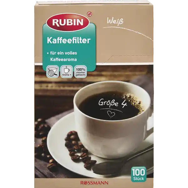Kaffeefilter weiß Gr. 4