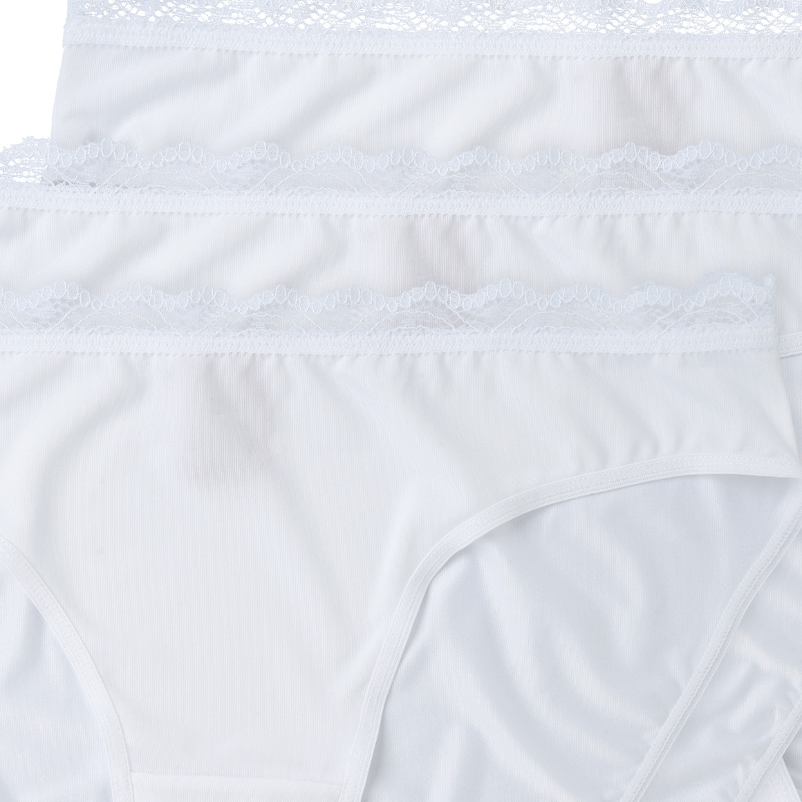 3 Damen Slips mit Spitze