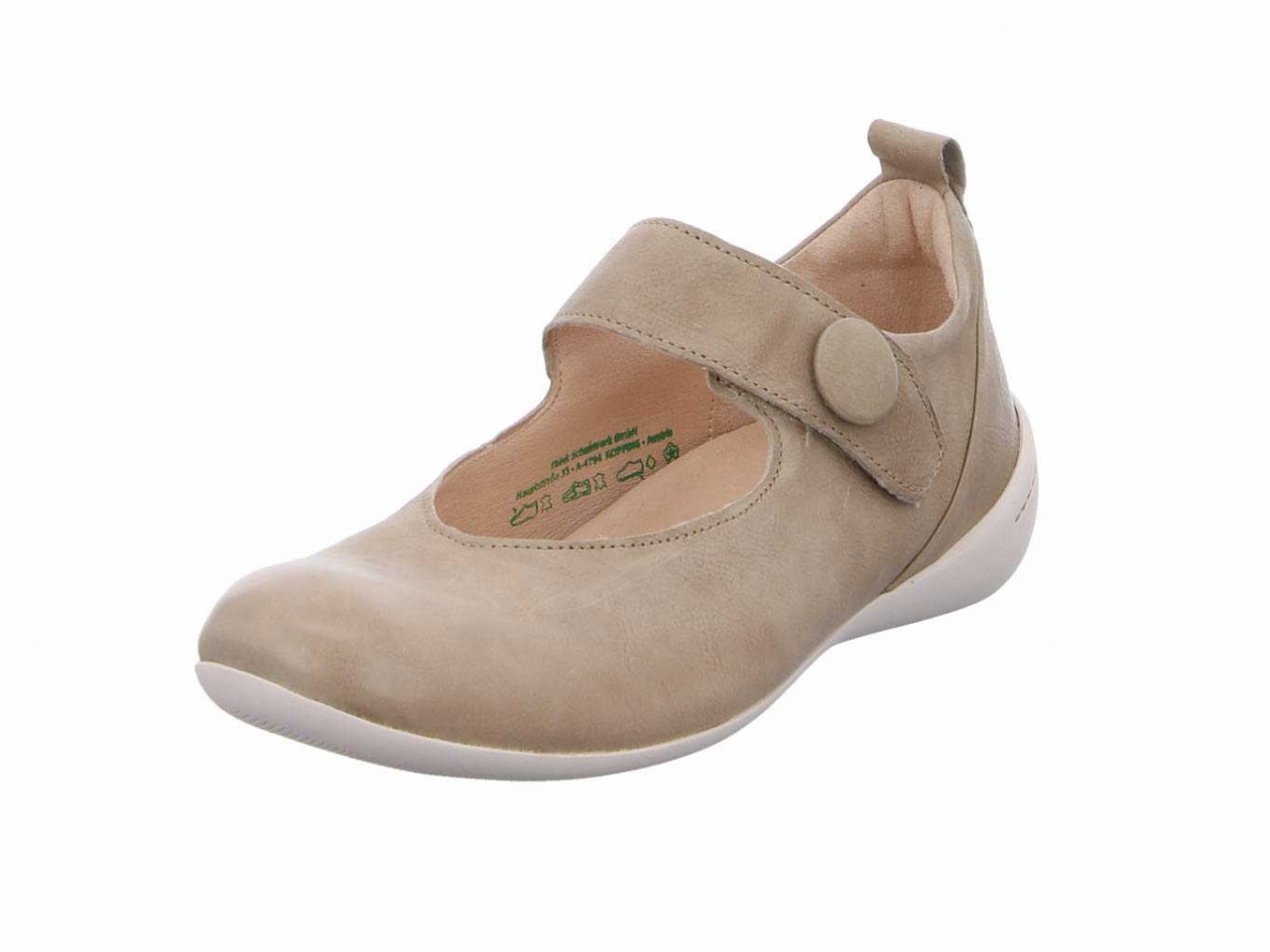 THINK Sportliche Slipper beige
