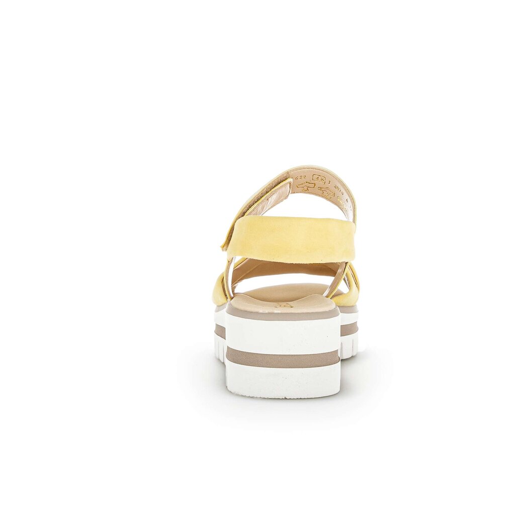 Gabor fashion Plateau Sandale gelb