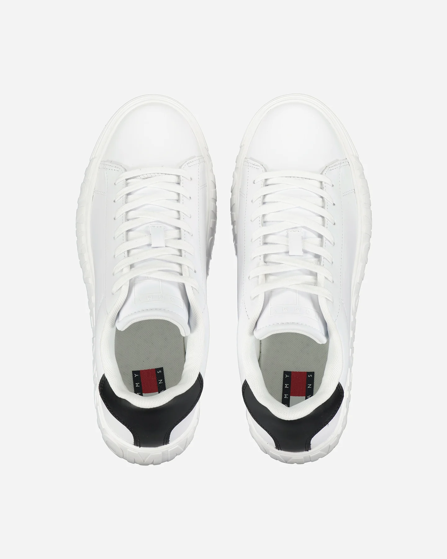 Tenisky Tommy Hilfiger s koženou podrážkou M EM0EM01159-YBR