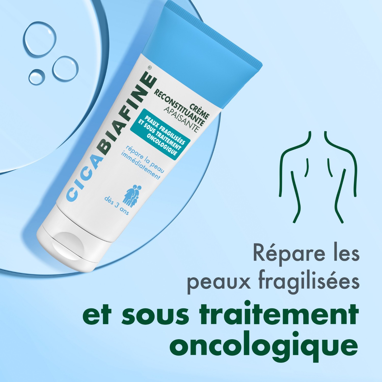 Cicabiafine lindrende rekonstituerende creme