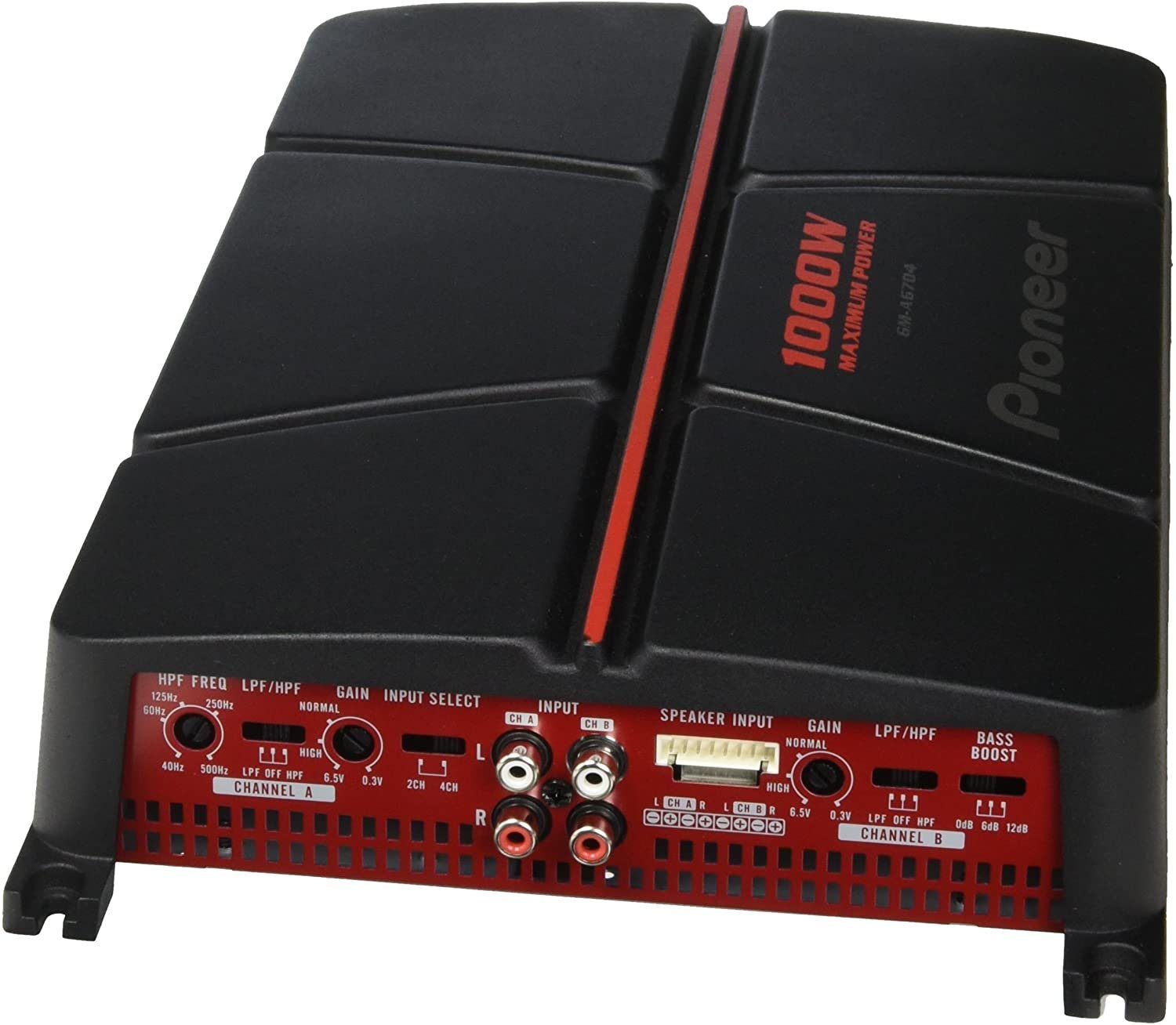 Pioneer GM-A6704 Brückbarer 4-Kanal-Verstärker (1000 W) Endstufe Verstärker (Anzahl Kanäle: 4-Kanal)