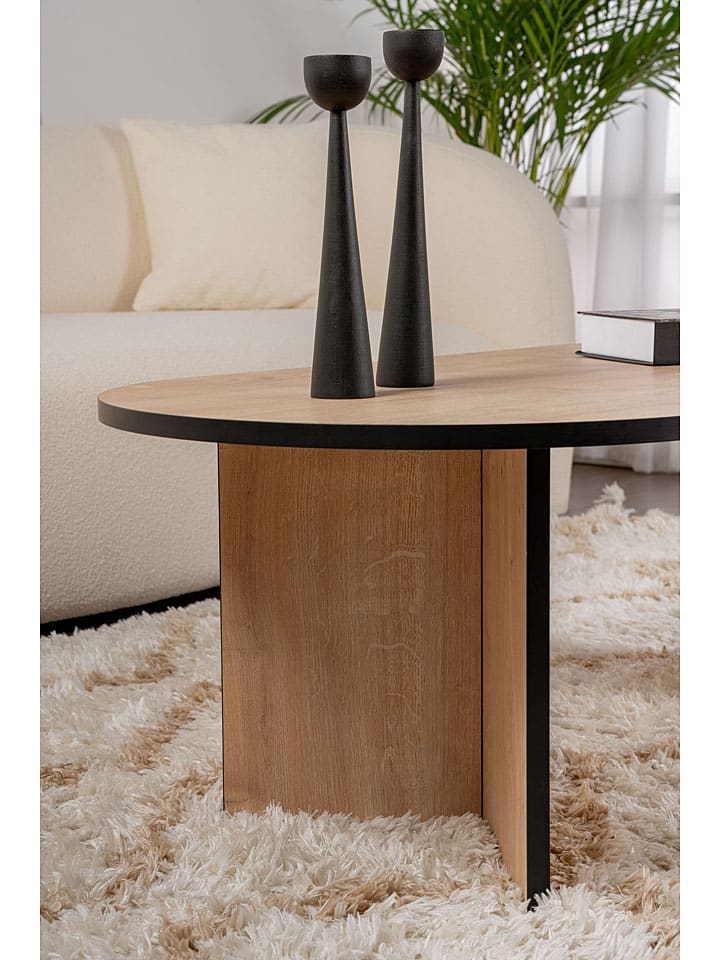 Scandinavia Concept Couchtisch ''Sable'' in Hellbraun/ Schwarz - (B)119 x (H)39,8 x (T)60 cm günstig kaufen onesize