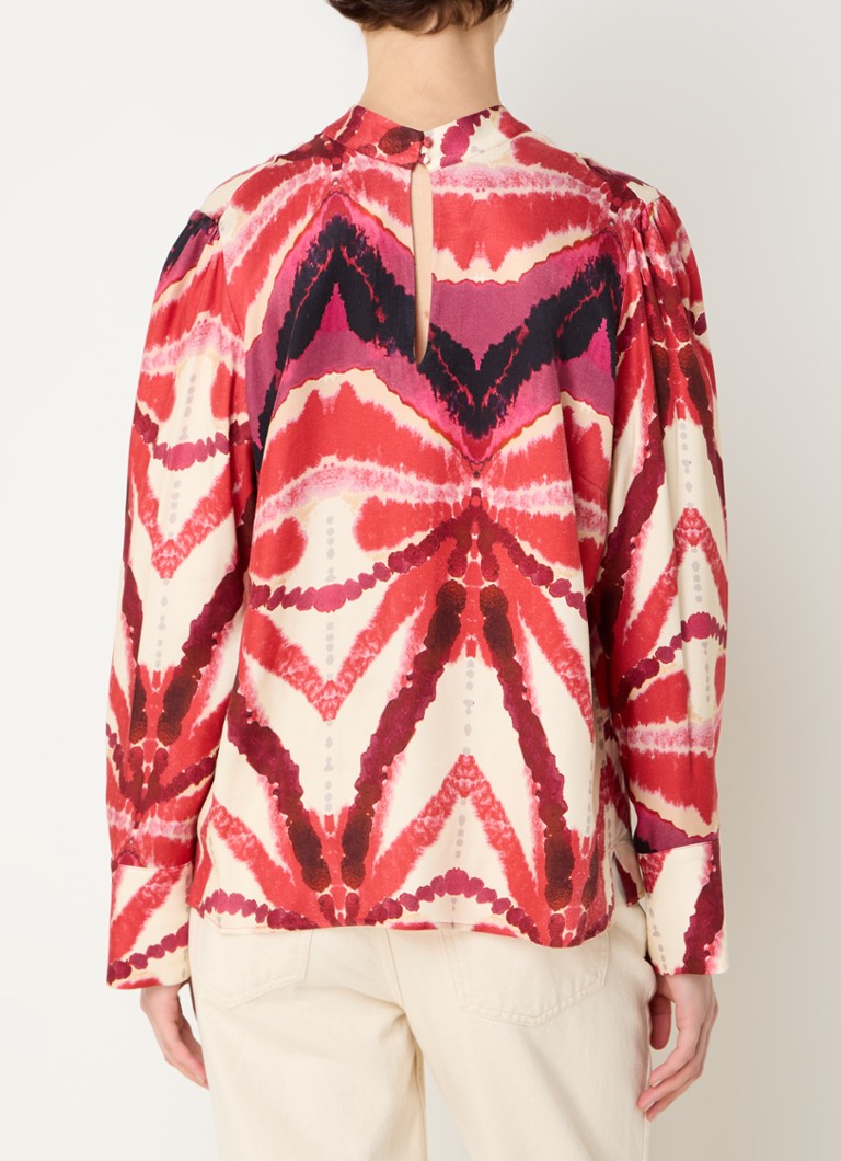 Expresso Tunic with print and keyhole