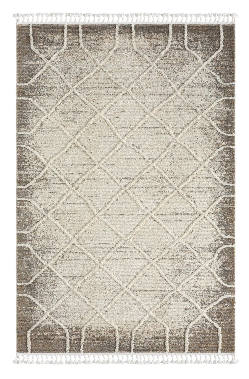 MyFlair Teppich Maya, 200cm x 290cm, Farbe Weiß, rechteckig, Florhöhe 15mm