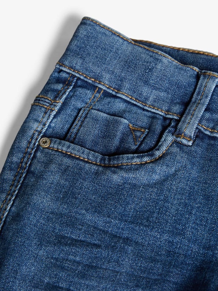 name it Mädchen Cropped Stretch-Jeans in Blau günstig kaufen
