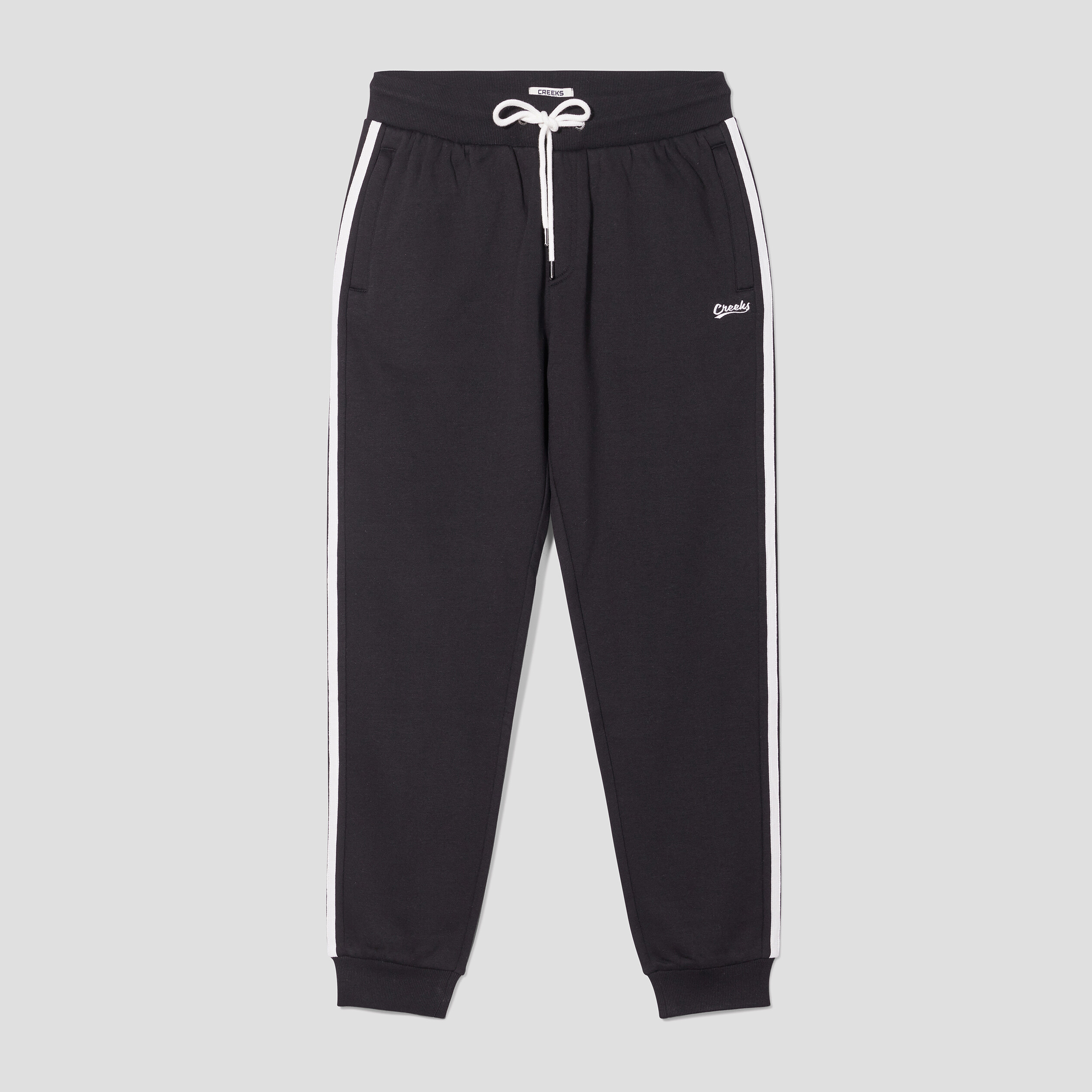 Pantalon de jogging stretch Creeks noir homme | La Halle