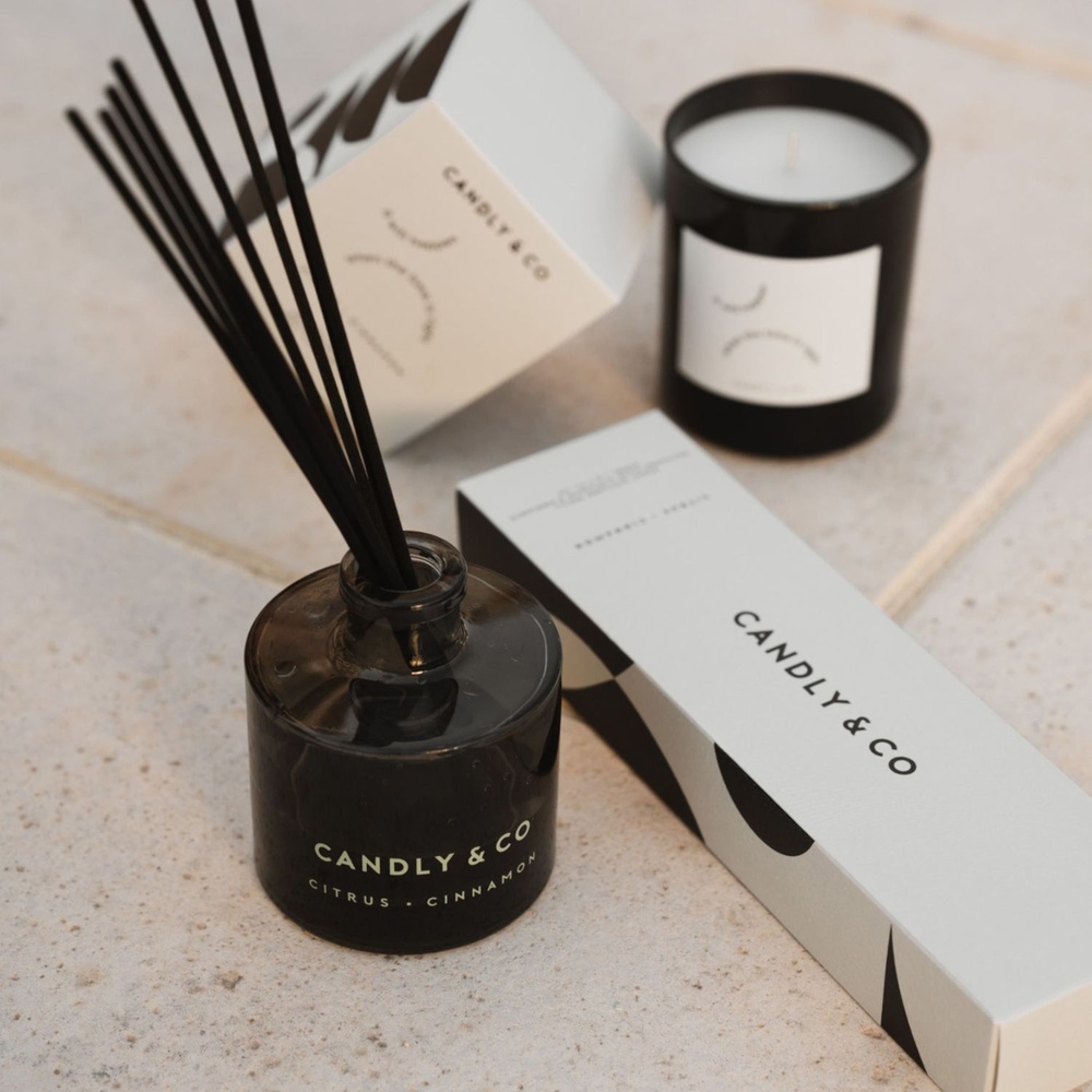 candly&co Bougie No.3 Agrumes, Cannelle Bougie
