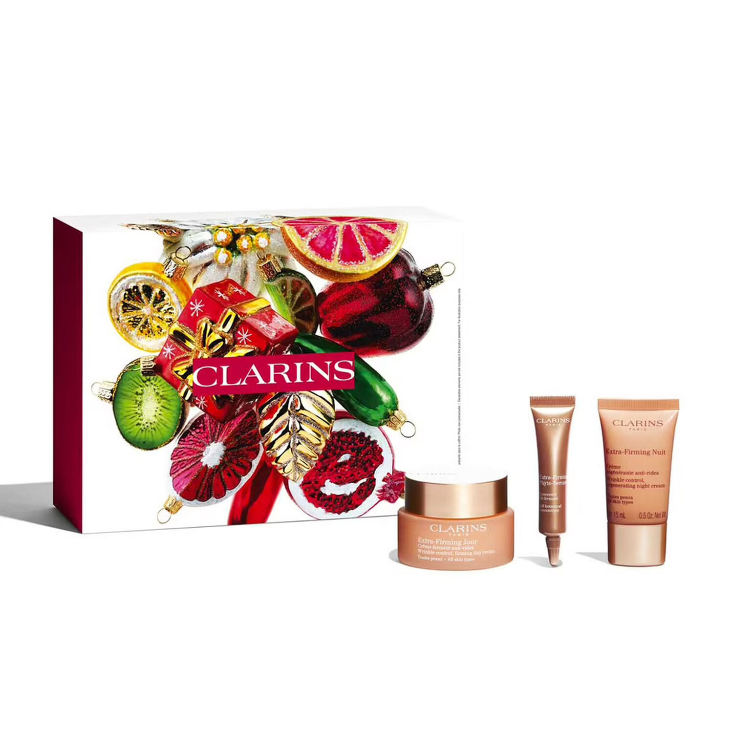 Clarins Extra-Firming Coffret Soin visage anti-âge, anti-rides dès 40 ans