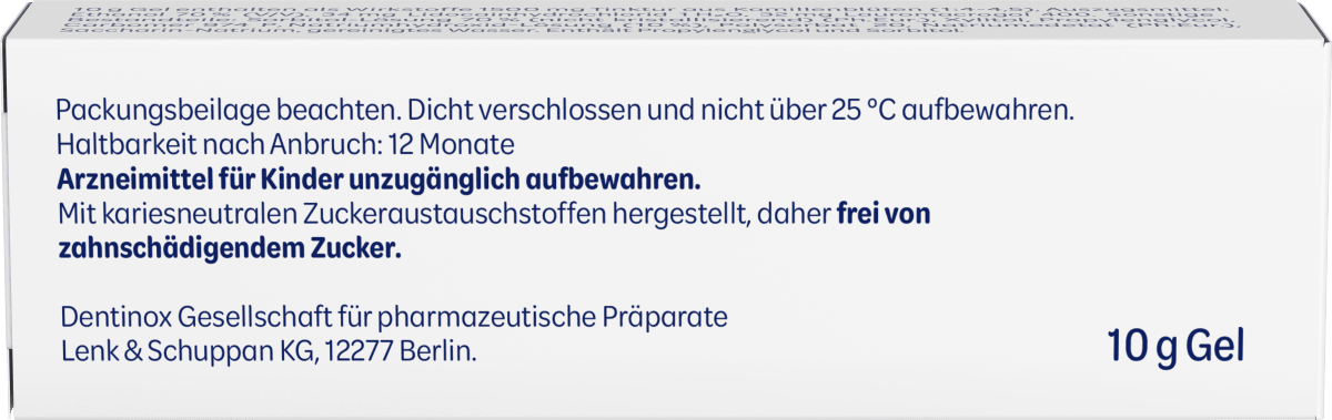 Dentinox-Gel N Zahnungshilfe, 10 g