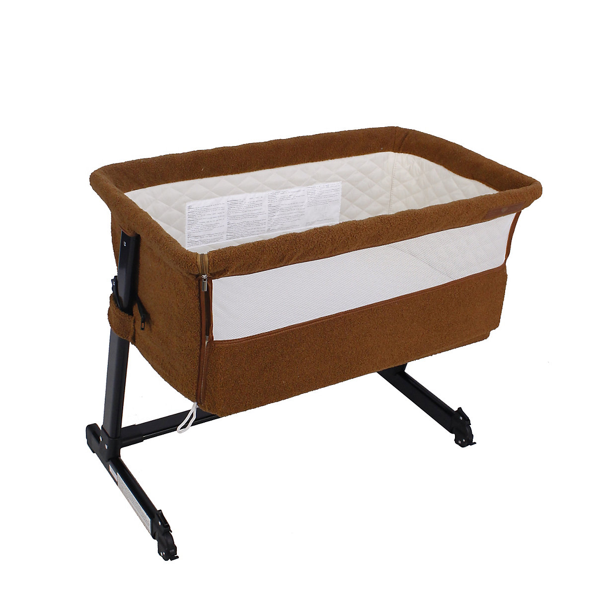 Baby Beistellbett  Babybett Wiege höhenverstellbar und fahrbar  Sleepy Co Sleeper Teddy