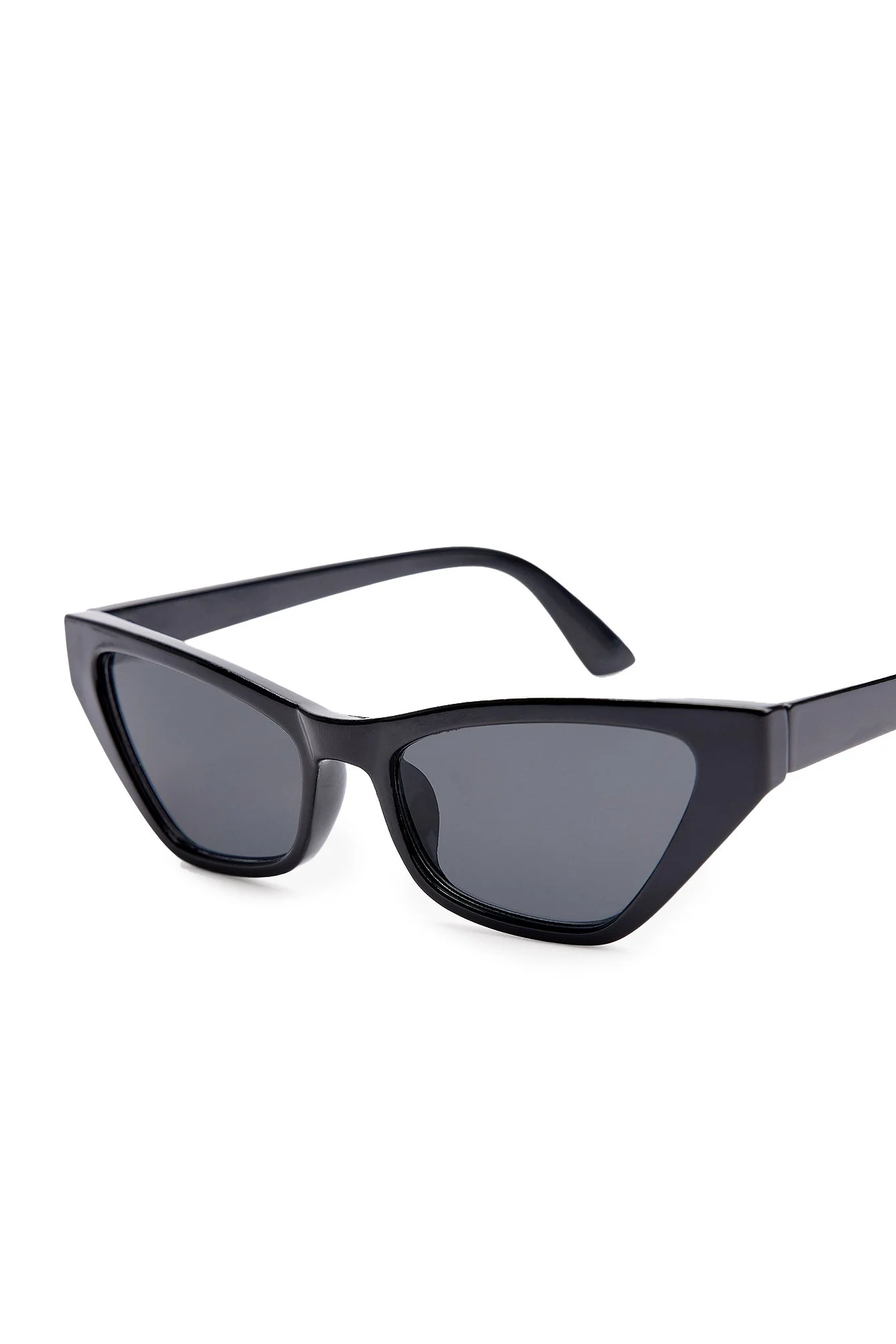 Recycelte Edgy Cateye Sonnenbrille