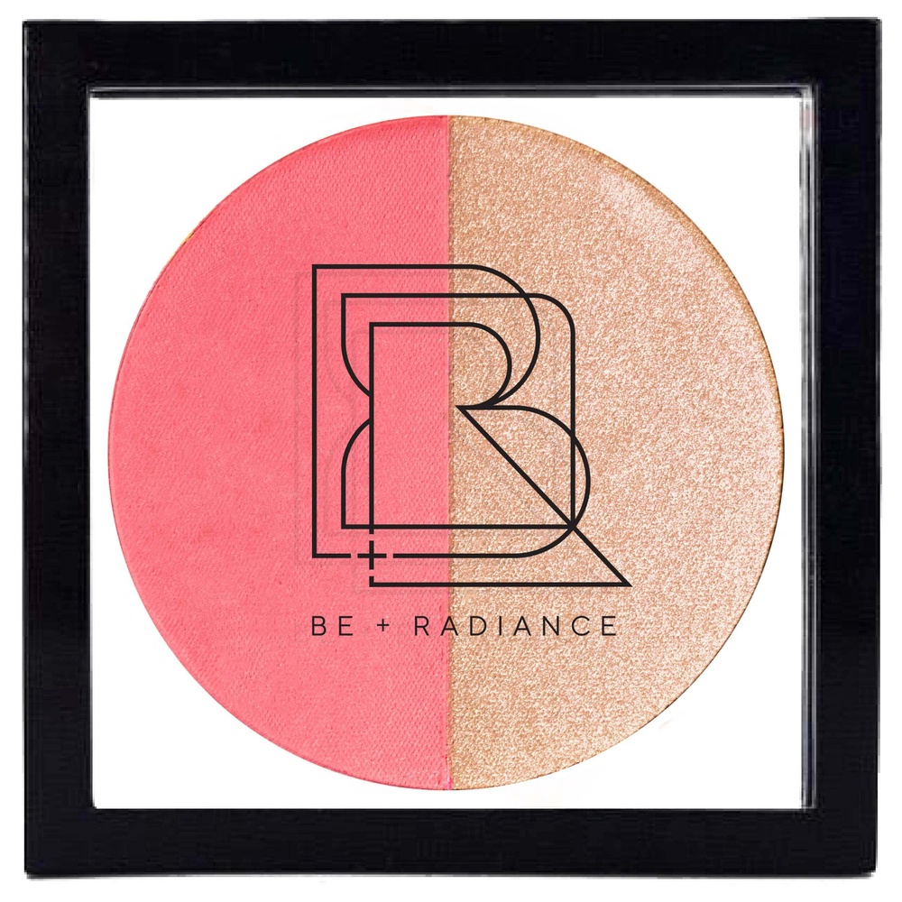 Be+radiance COLOR+GLOW Blush+Enlumineur aux Probiotiques N°01 Duo Blush et Enlumineur