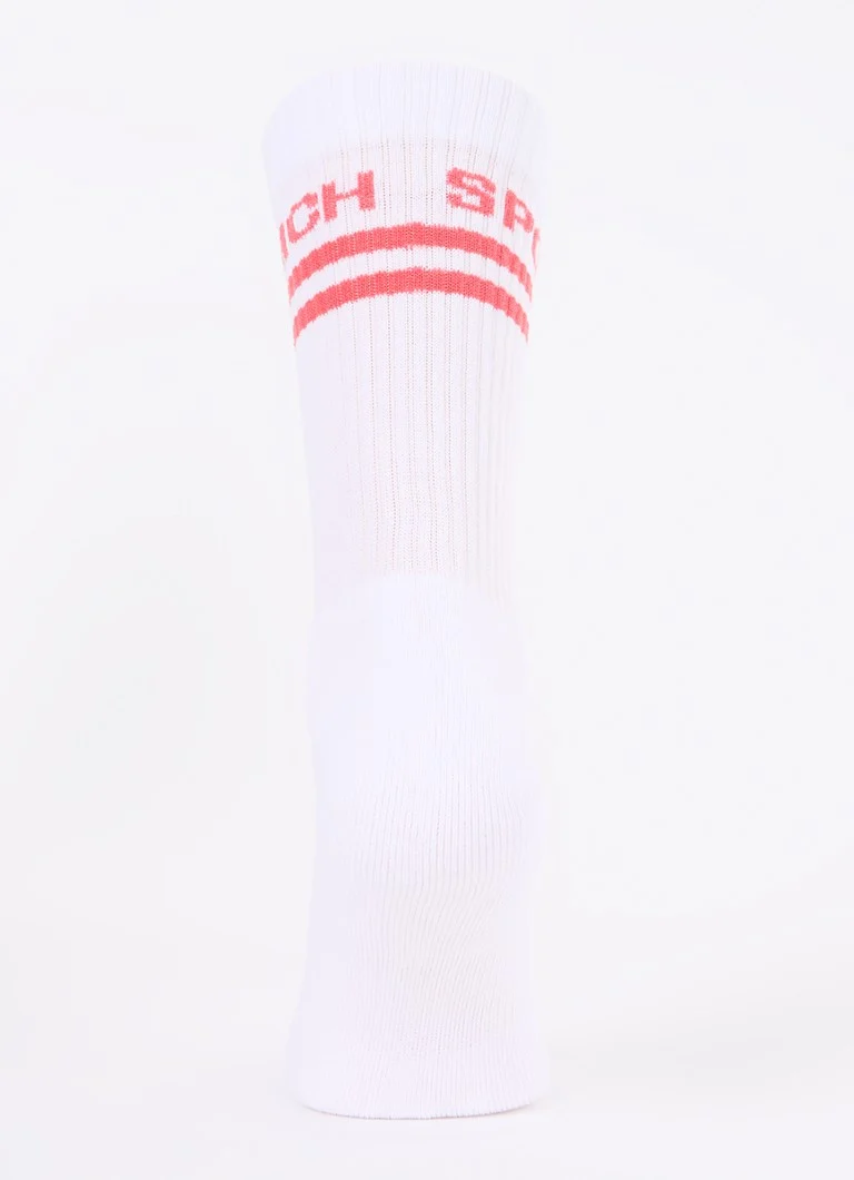 Sporty & Rich Bold sports socks with logo