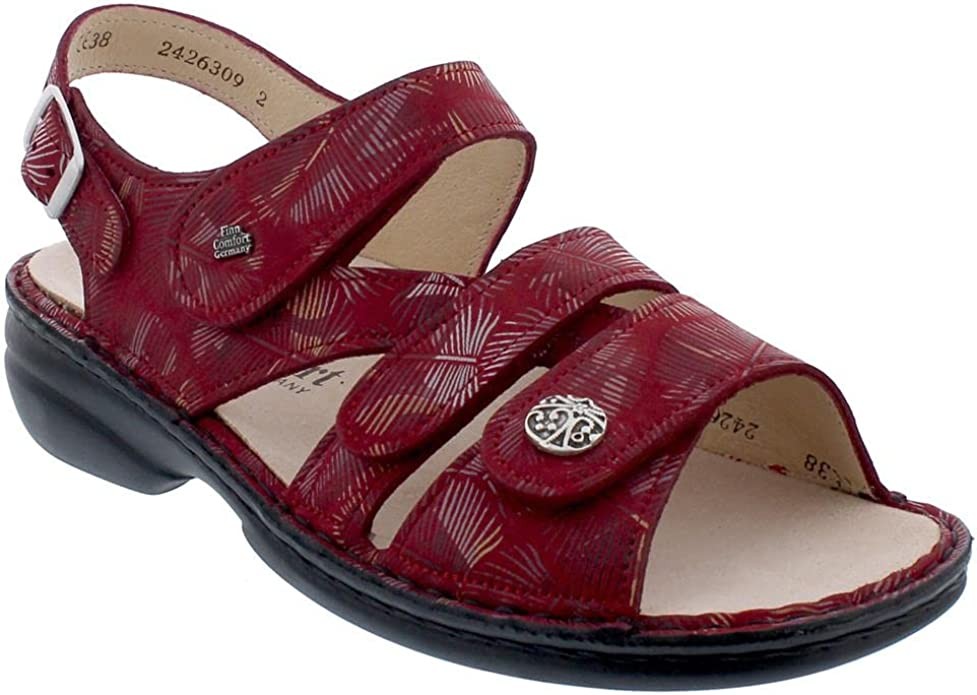 FINN COMFORT Komfort Sandalen rot