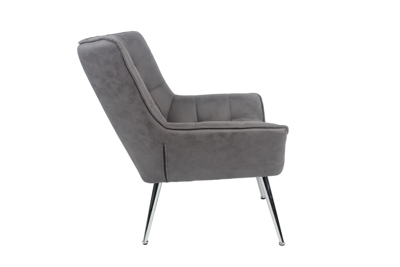 Happy Home Happy Home XXL Sessel Ohrensessel HWP65-GRA grau
