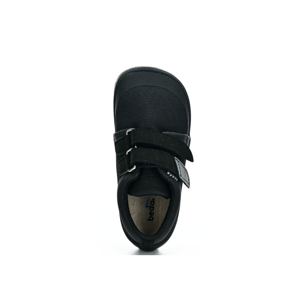 Beda Daisy schwarze Barfußsneaker(BF 0001/ST/W/O/D/TS)