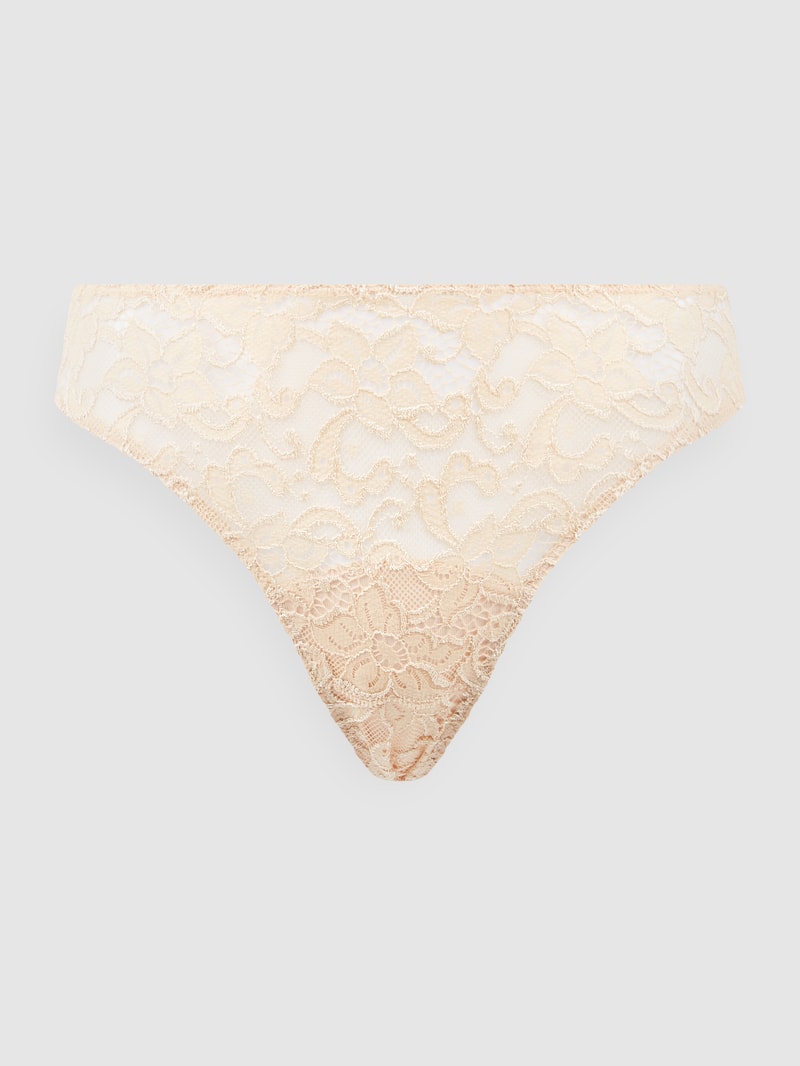 String aus Spitze Modell Moments in beige