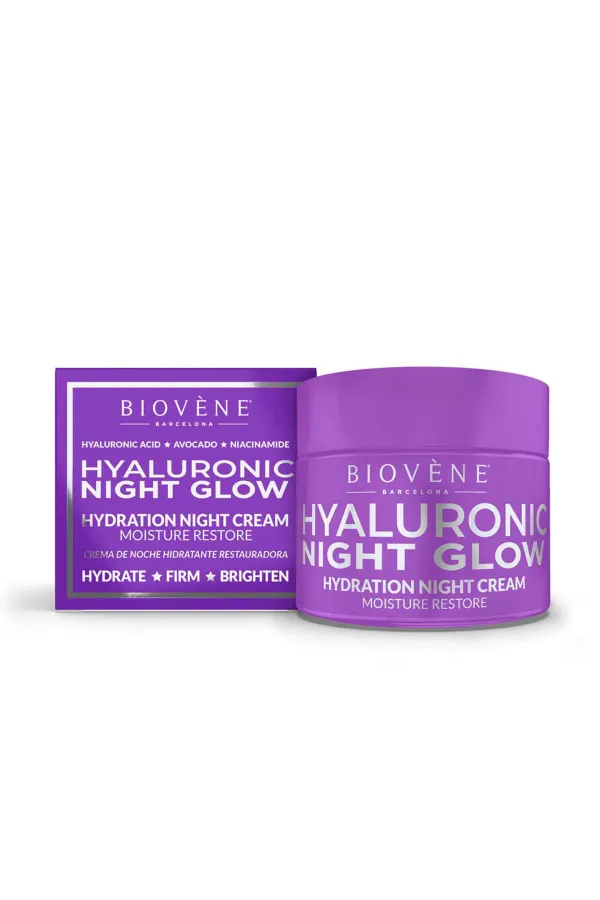 BIOVENE  Hyaluronic Night Glow Hydration Night Cream Moisture Restore Biovène 50 ml