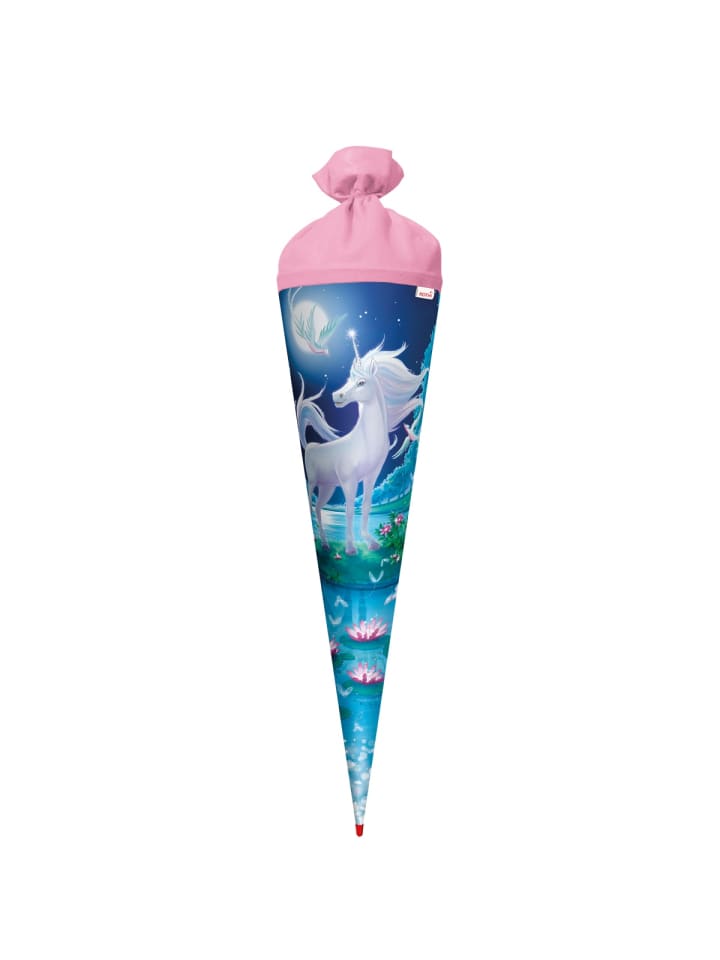 ROTH Schultüte groß Mondschein-Einhorn 70 cm in Blau günstig kaufen onesize