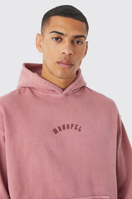 Bestickter Oversize Hoodie