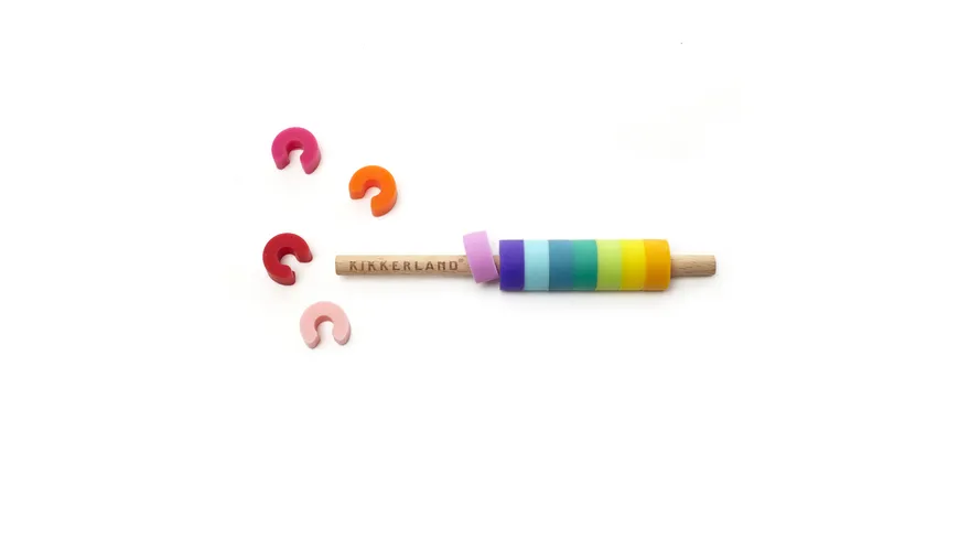 Kikkerland Glasmarker Regenbogen