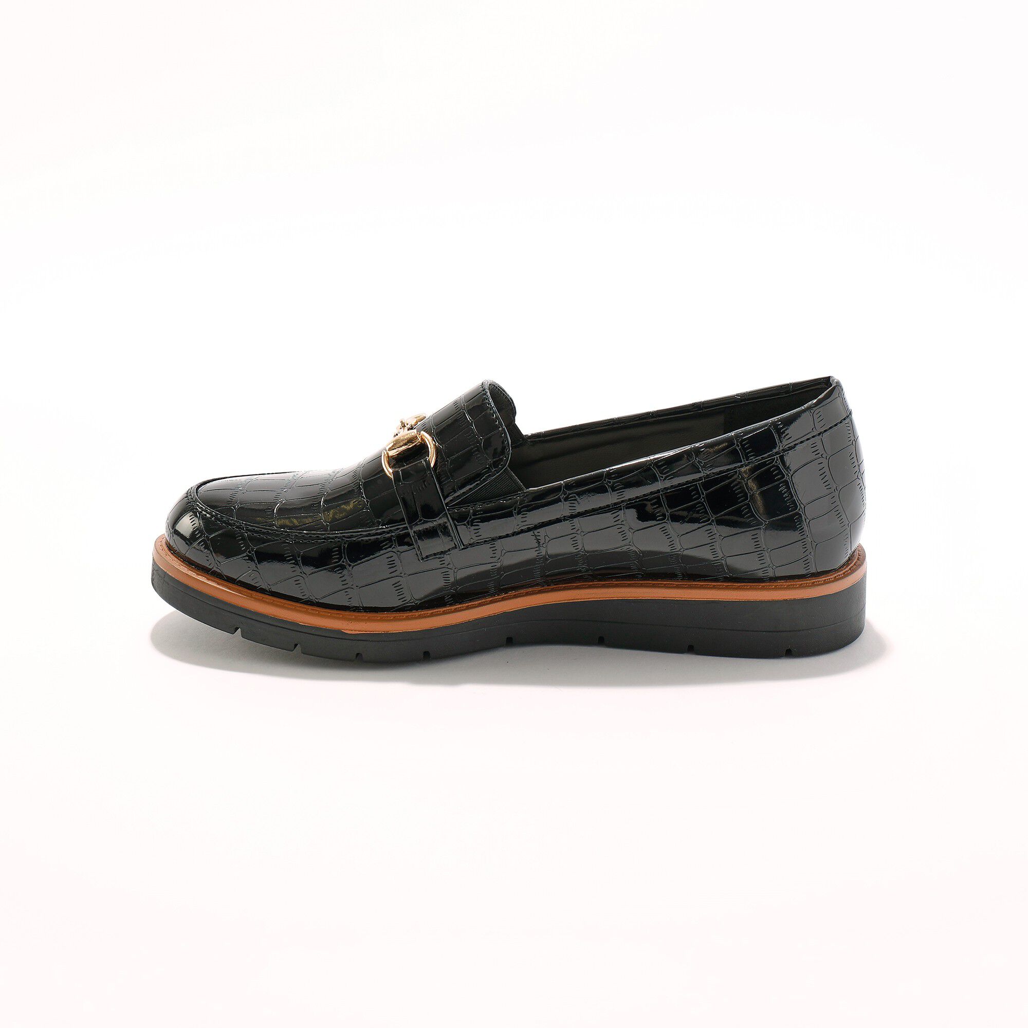Mocassins à mors semelle compensée