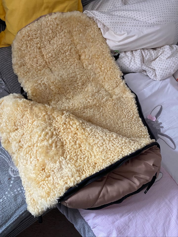 Kaiser Naturfellprodukte Lammfell-Fußsack 