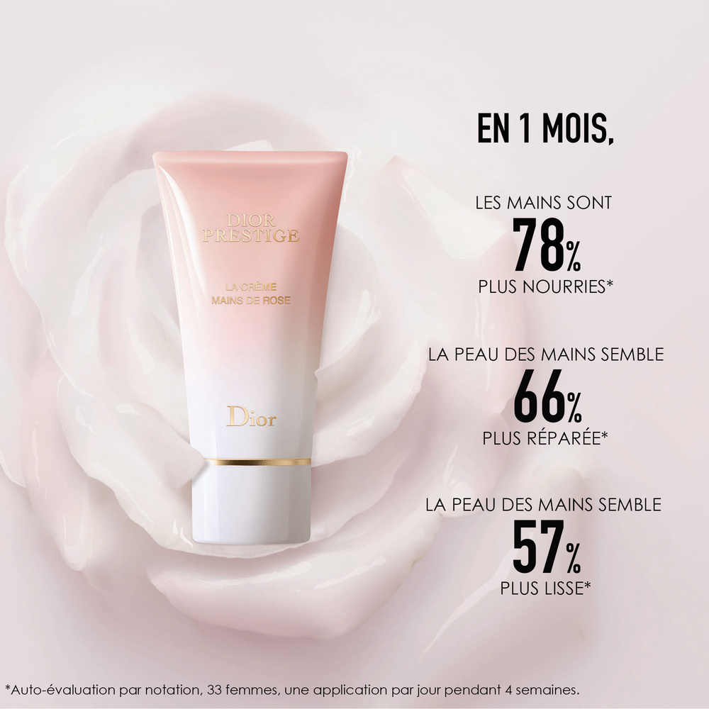 DIOR Dior Prestige La Crème Mains de Rose Crème pour les mains - soin micro-nutrit if et régénérant d'exception