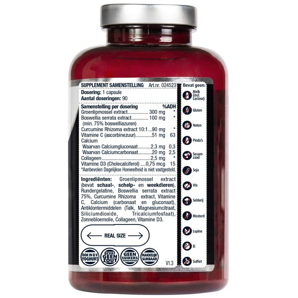 Lucovitaal Green-lipped Mussel Complex Capsules 90 pieces