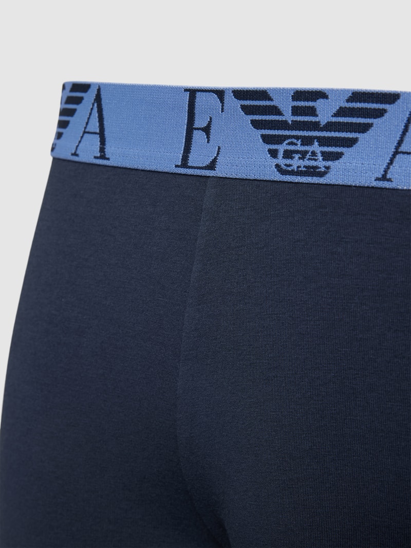 Trunks im unifarbenen Design im 3er-Pack in dunkelblau