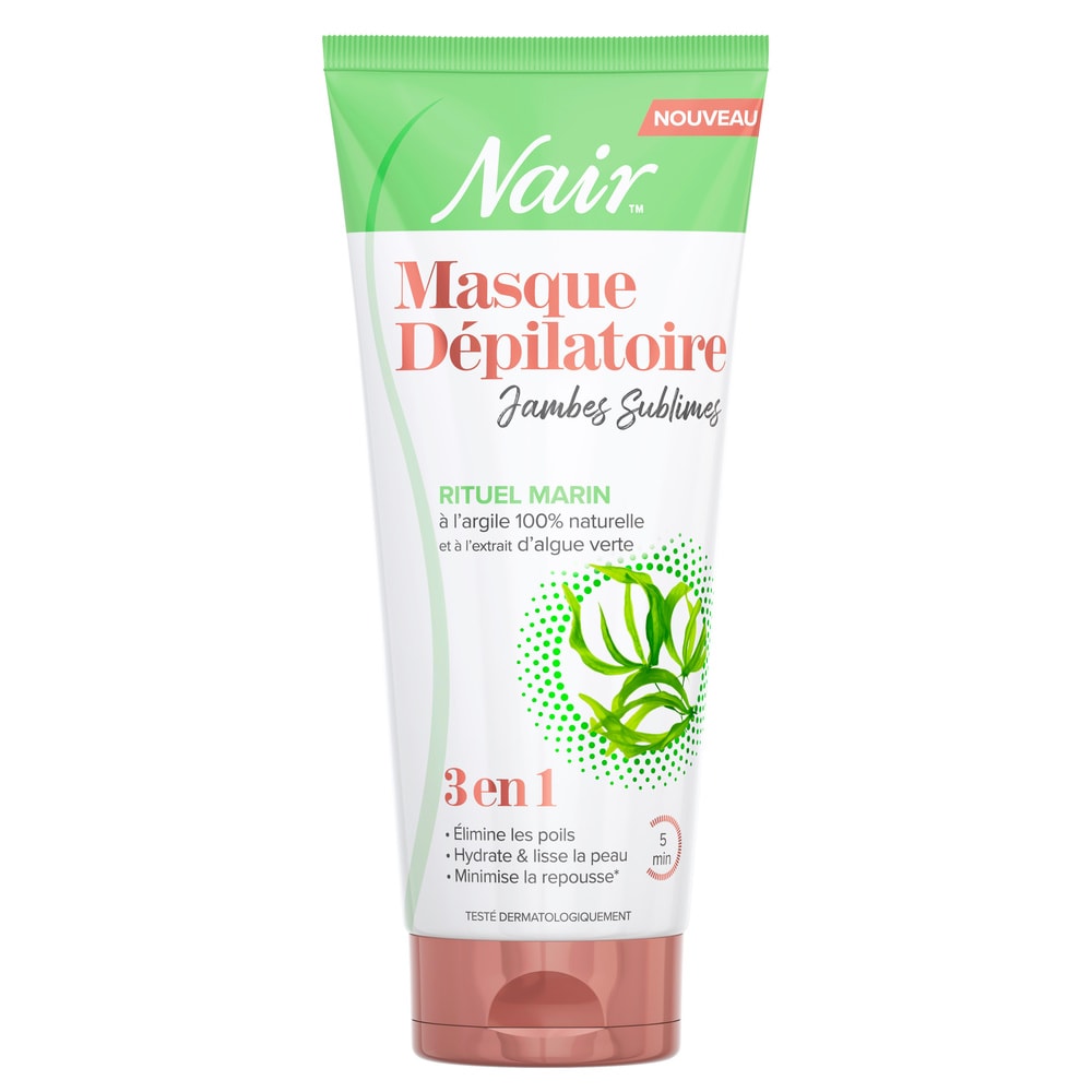 nair Masque dépilatoire Jambes Sublimes Rituel marin Masque dépilatoire