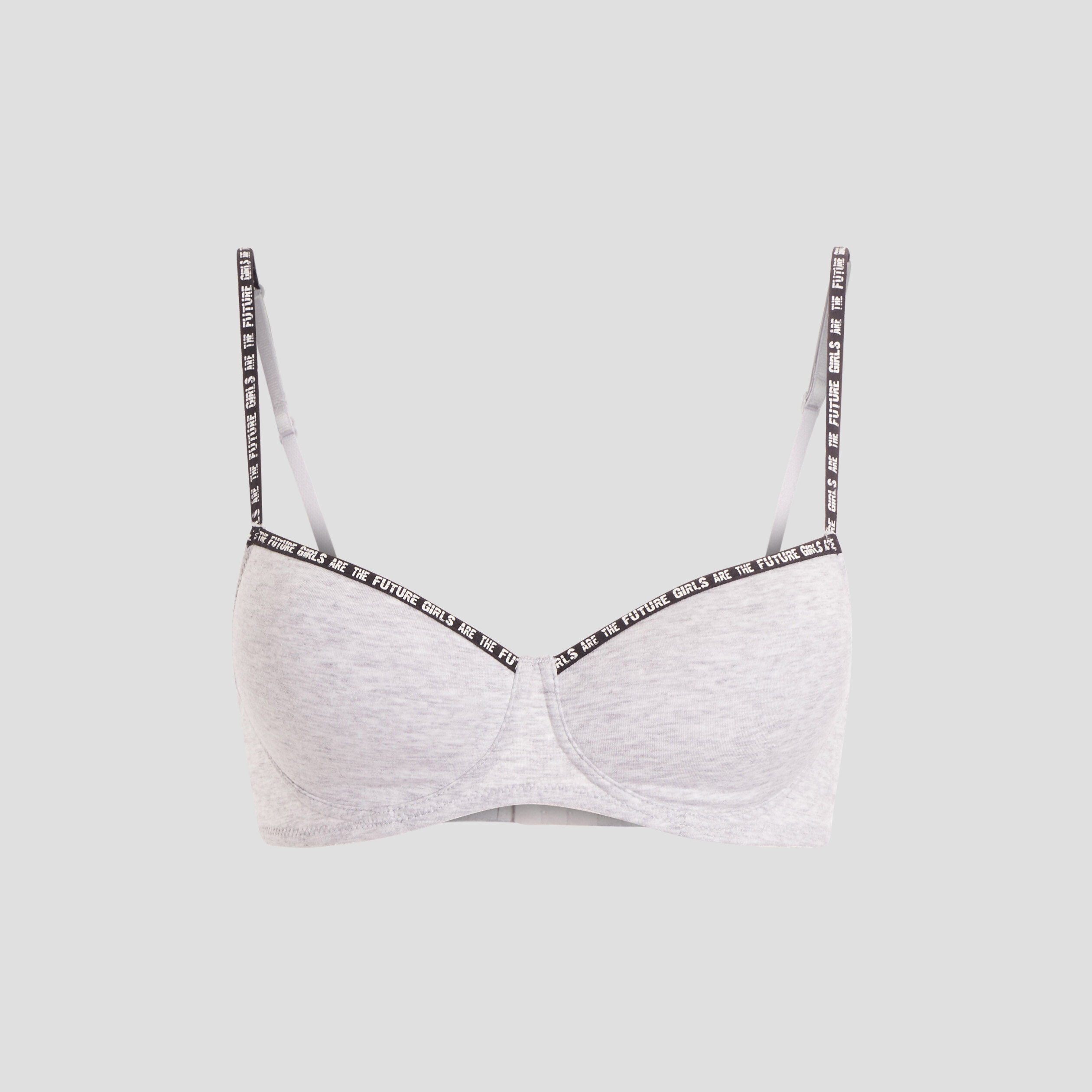 Soutien-gorge balconnet à coque gris femme | La Halle