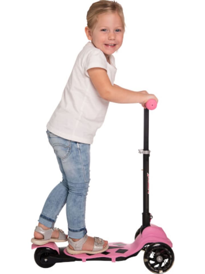 New Sports Roller 3-Wheel Scooter Rosa, 120 mm, ABEC 7, ab 3 Jahre günstig kaufen onesize